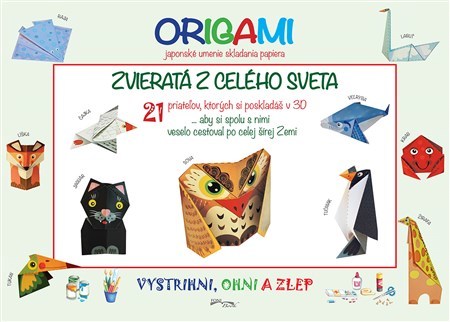 Zvieratá z celého sveta - Origami