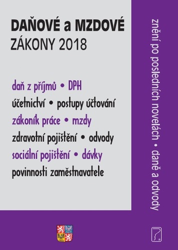 Daňové a mzdové zákony 2018 - CZ