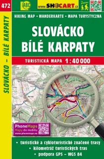 Slovácko, Bílé Karpaty 1:40 000