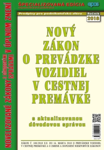 Nový zákon o prevádzke vozidiel v cestnej premávke 11/18