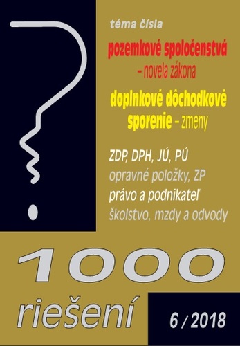 1000 riešení 6 2018