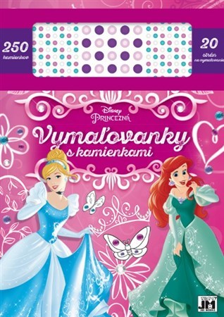 Kniha Vymaľovanky s kamienkami - Princezná