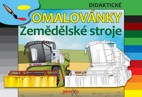 Kniha Zemědělské stroje - Didaktické omalovány