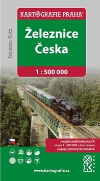 Železnice Česka - 1:500 000