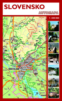 Kniha Slovensko - automapa 1: 500 000