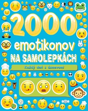 Kniha 2000 emotikonov na samolepkách - Na každý deň s úsmevom