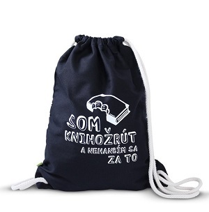 Čierny knižný batoh Som Knihožrút