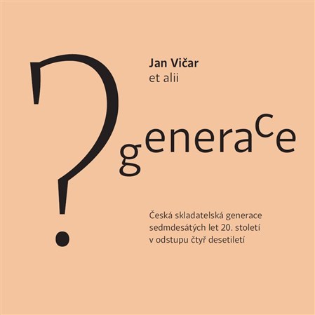 Kniha Generace? - Jan Vičar