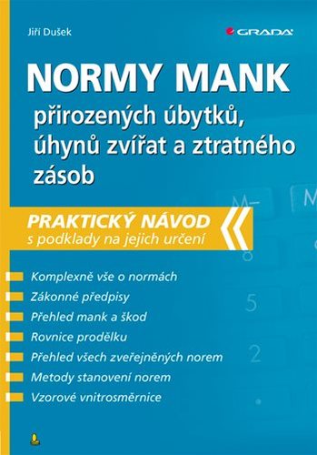 Kniha Normy mank přirozených úbytků, úhynů zvířat a ztratného zásob