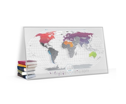 Stieracia mapa sveta Travel Map Air World