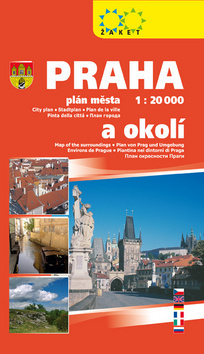 Praha a okolí 1:20 000/1:190 000
