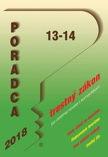Poradca 13-14 2018 - Trestný zákon po novele s komentárom