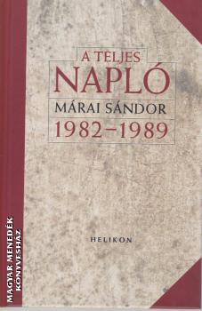 A teljes napló 1982-1989