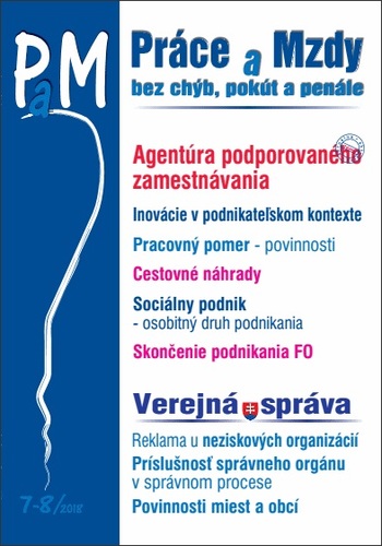 Práce a mzdy 7-8 2018