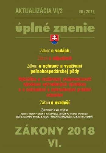 Zákony 2018 VI aktualizácia VI 2 - úplné znenie po novele
