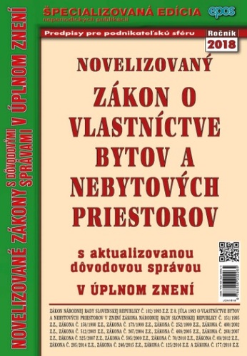 Novelizovaný Zákon o vlastníctve bytov a nebytových priestorov 15/2018
