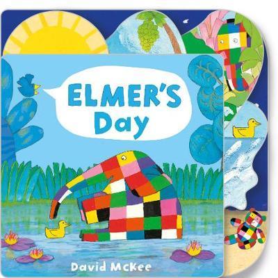 Elmer's Day - Tabbed Board Book