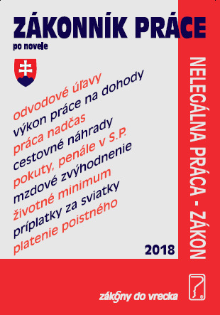 Zákonník práce 2018 - zákony do vrecka (A6)