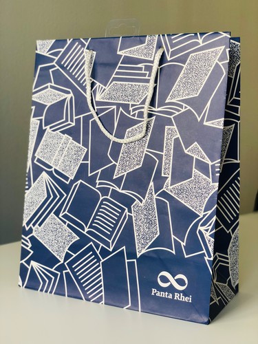 Papierová taška A4 Panta Rhei Modré knihy
