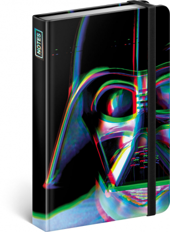 Presco Group Notes Star Wars – Vader, linajkovaný, 10,5 x 15,8 cm