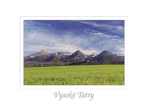 Pohľadnica A6 Vysoké Tatry