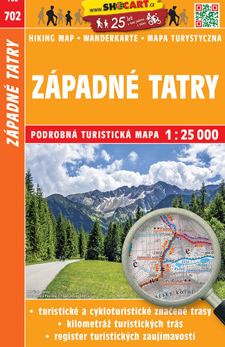 Západné Tatry - tmč.702 - 1:25 000 SC