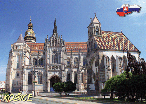 Kniha tvorme s.r.o. 3D pohľadnica Košice (Dóm Svätej Alžbety, leto/zima)