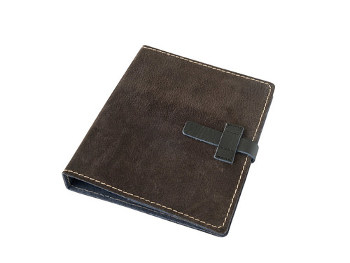 Kniha Diář univerzální kožený D33 Hnědý tmavý