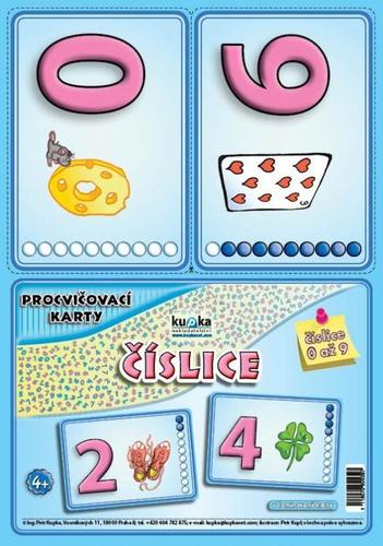 Kniha Procvičovací karty - číslice - Petr Kupka
