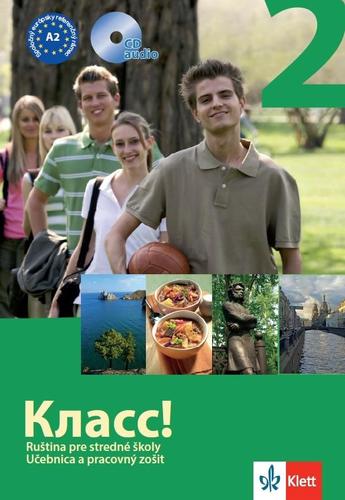 Klass! 2 (A2) - učebnica + pracovný zošit + gramatika + 2CD - N. Orlová,M. Kožušková,M. Vágnerová