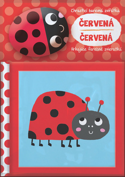 Kniha Chrastící barevná zvířátka Červená