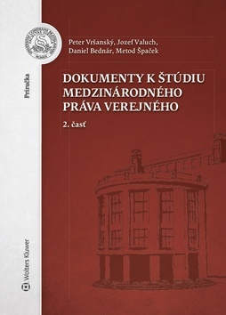 Kniha Dokumenty k štúdiu medzinárodného práva verejného