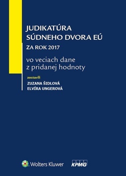 Kniha Judikatúra Súdneho dvora EÚ za rok 2017 vo veciach dane z pridanej hodnoty