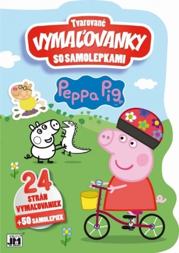 Tvarované vymaľovanky/ Prasiatko Peppa kúpite na Panta Rhei