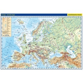 Evropa - příruční mapa