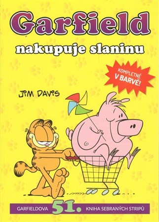 Kniha Garfield nakupuje slaninu