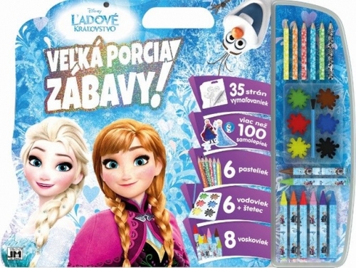 Mega vymaľovanková súprava Ľadové kráľovstvo