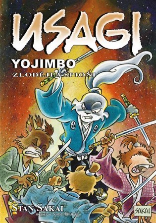 Kniha Usagi Yojimbo Zloději a špehové