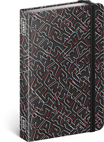 Týždenný diár Star Wars 2019, 10,5 x 15,8 cm
