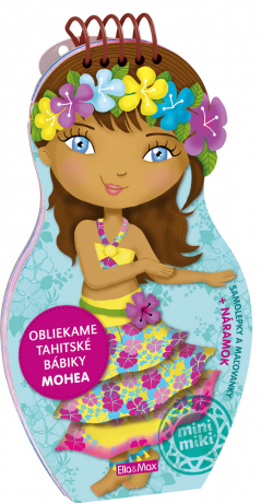 Obliekame tahitské bábiky MOHEA – Maľovanky