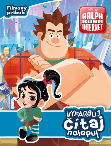 Kniha Ralph Rozbi-to 2 - Vyfarbuj, čítaj, nalepuj