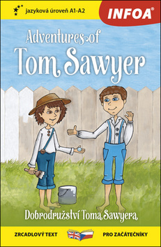 Kniha Adventures of Tom Sawyer/Dobrodružství Toma Sawyera