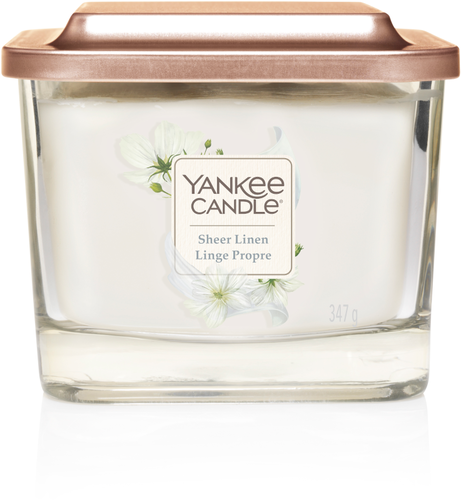 Yankee Candle sviečka stredná Elevation Sheer Linen