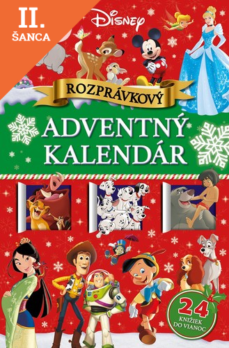 Lacná kniha Disney - Adventný kalendár rozprávok