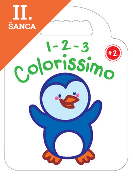 Lacná kniha Colorissimo 1-2-3 Tučniak