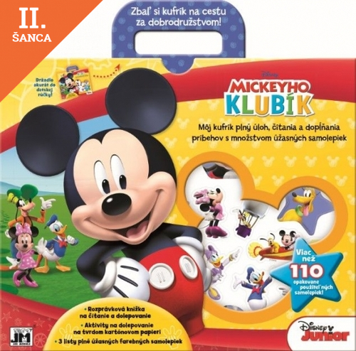 Lacná kniha Zábavný kufrík Mickeyho klubík