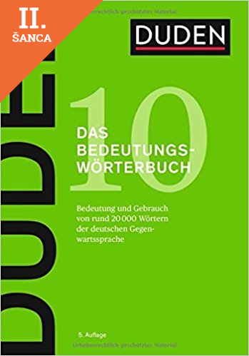 Lacná kniha Duden 10 Das Bedeutungswörterbuch