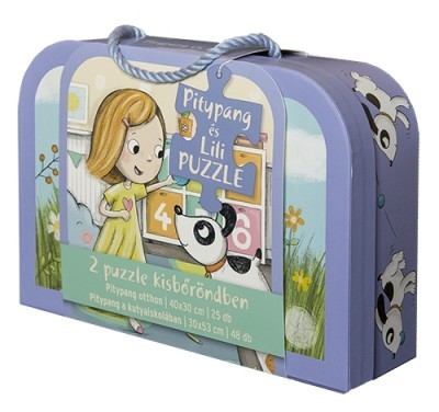 Pitypang és Lili - bőröndös puzzle