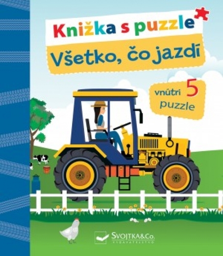 Kniha Knižka s puzzle Všetko, čo jazdí