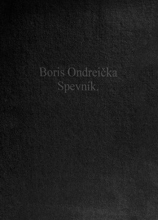 Spevník - Boris Ondreička